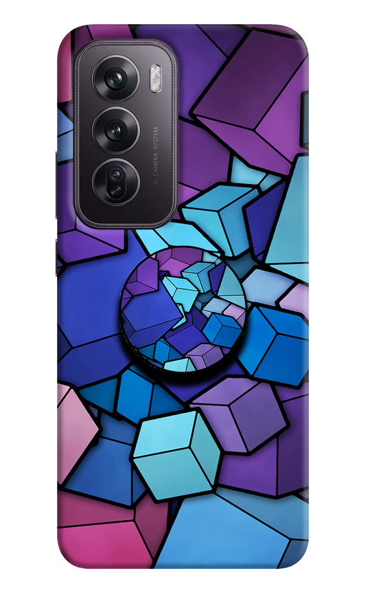 Cubic Abstract Oppo Reno12 Pro 5G Pop Case by Casekaro
