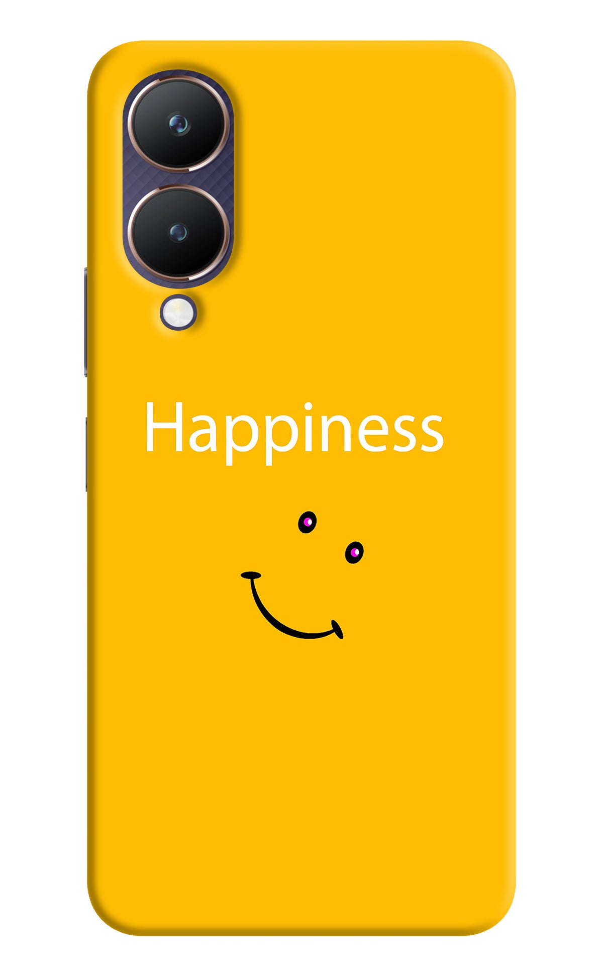 Happiness With Smiley Vivo Y28 5G Back Cover