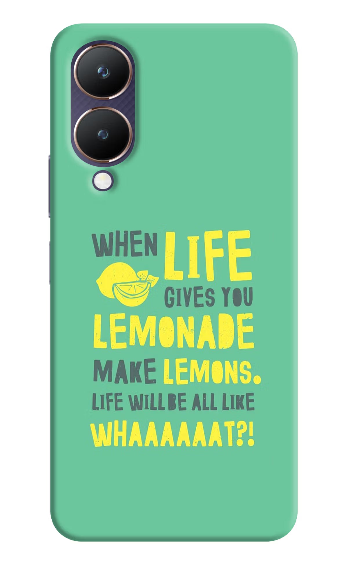 Quote Vivo Y28 5G Hard Case Back Cover by Casekaro