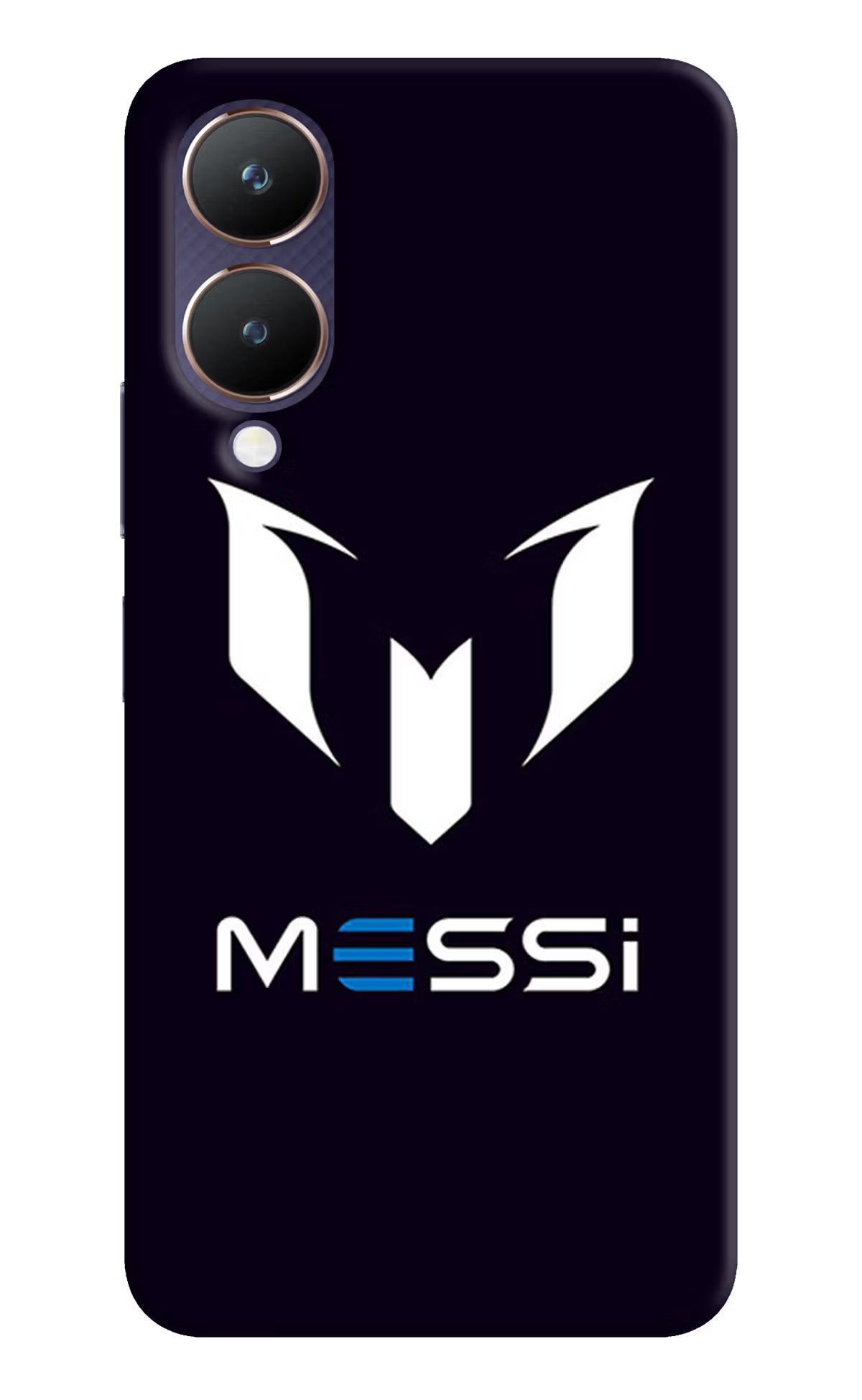 Messi Logo Vivo Y28 5G Hard Case Back Cover by Casekaro