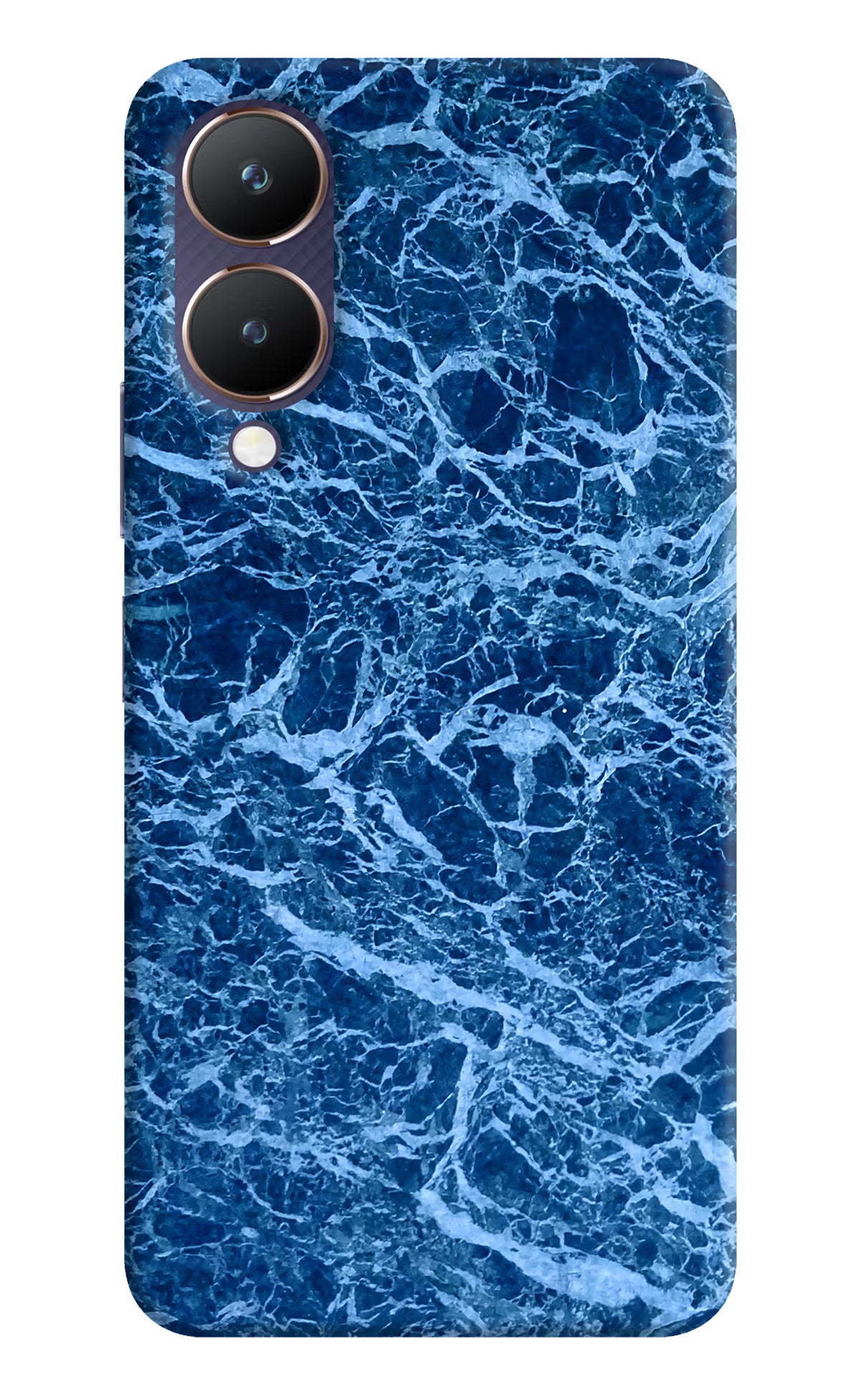 Blue Marble Vivo Y28 5G Hard Case Back Cover by Casekaro