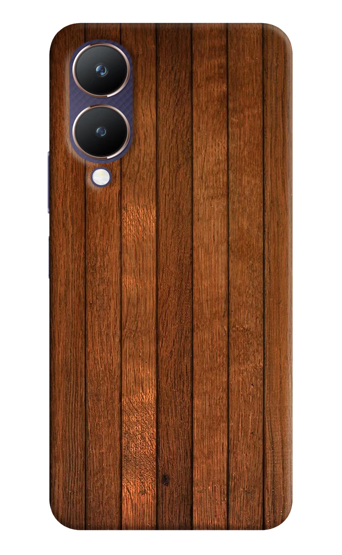 Wooden Artwork Bands Vivo Y28 5G Hard Case Back Cover by Casekaro