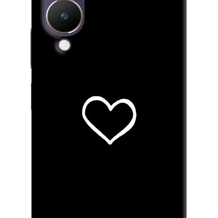 Heart Vivo Y28 5G Hard Case Back Cover by Casekaro