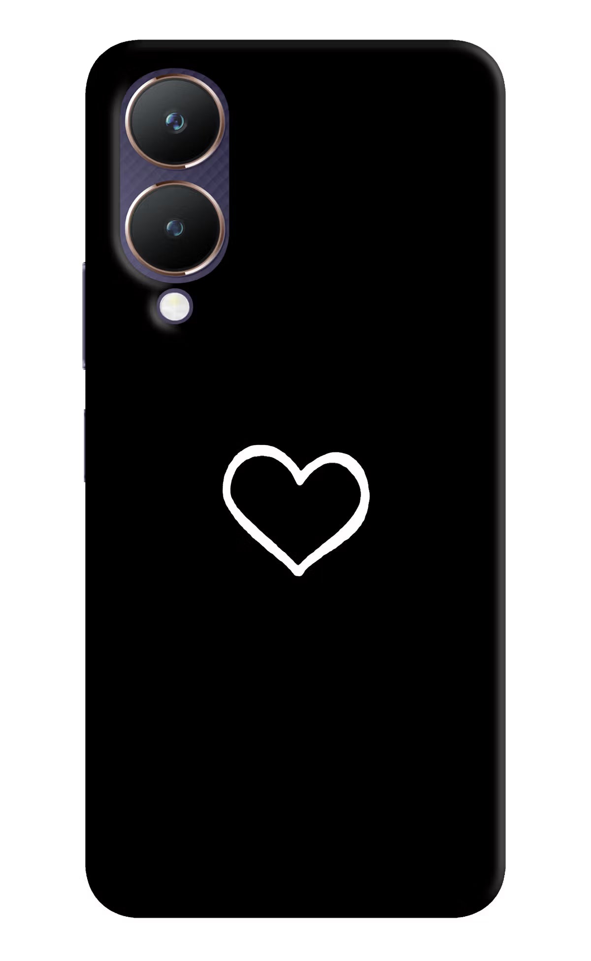 Heart Vivo Y28 5G Hard Case Back Cover by Casekaro