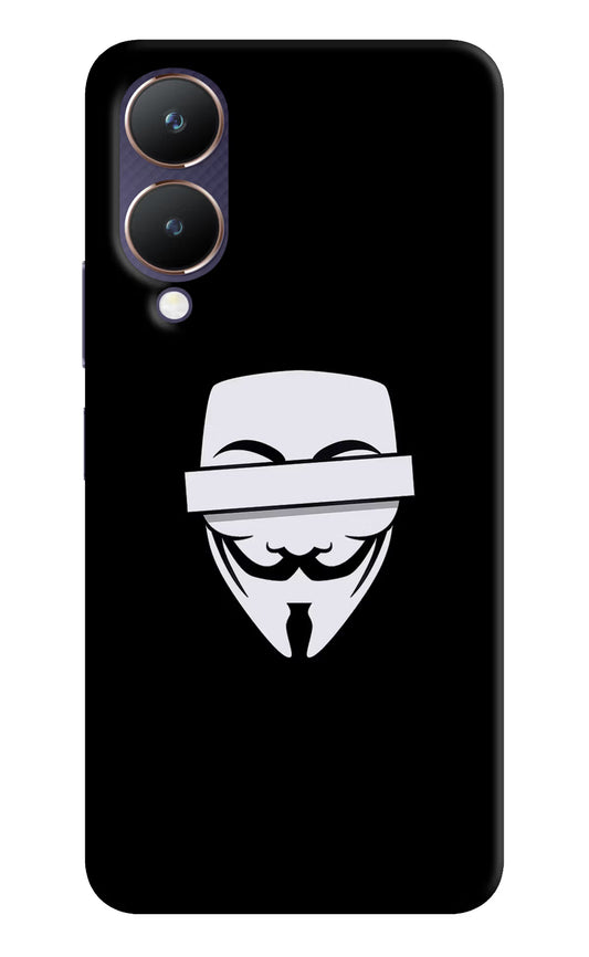 Anonymous Face Vivo Y28 5G Hard Case Back Cover by Casekaro