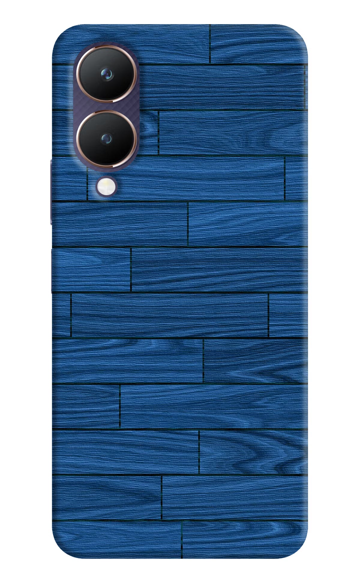 Wooden Texture Vivo Y28 5G Hard Case Back Cover by Casekaro
