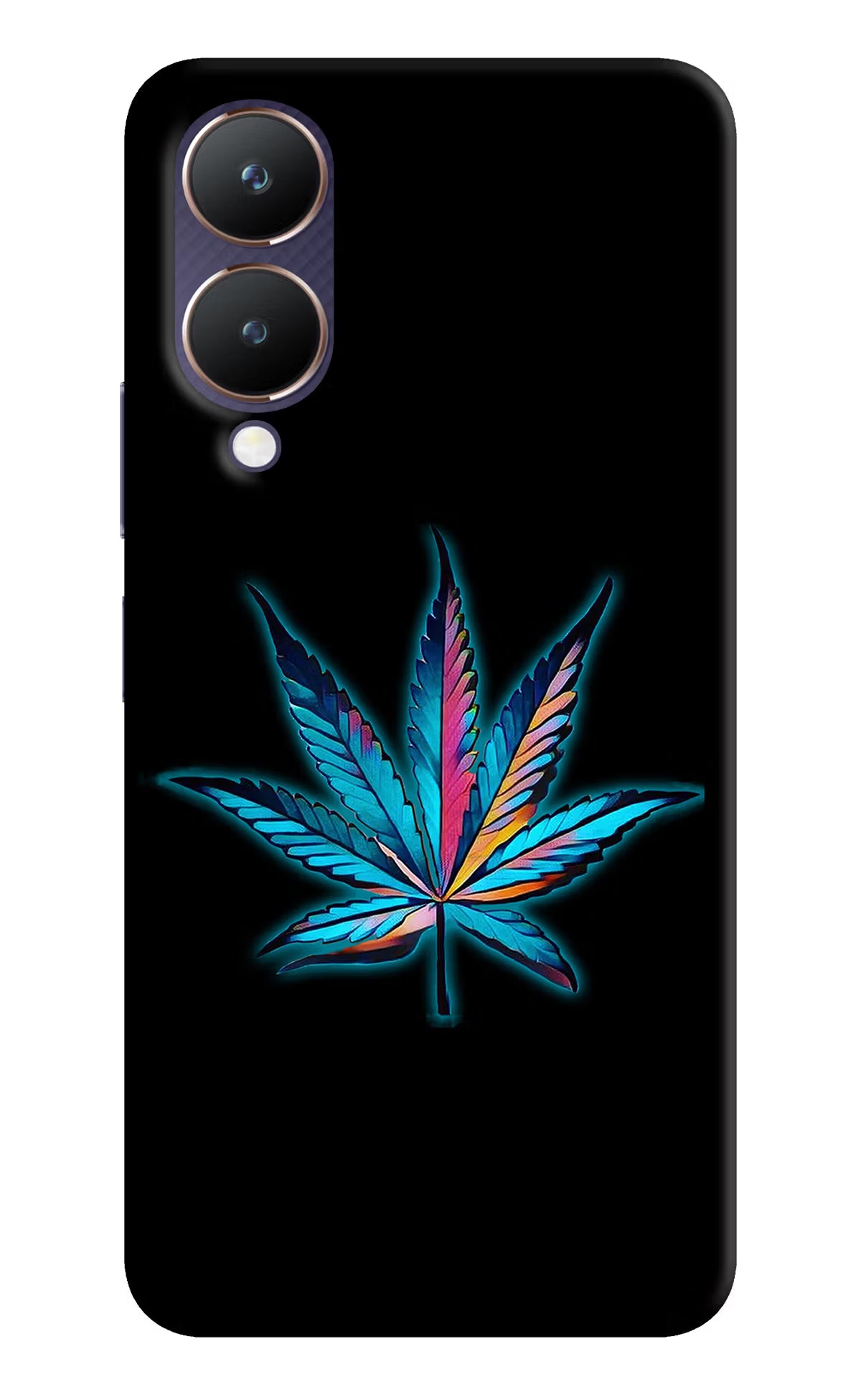 Weed Vivo Y28 5G Hard Case Back Cover by Casekaro