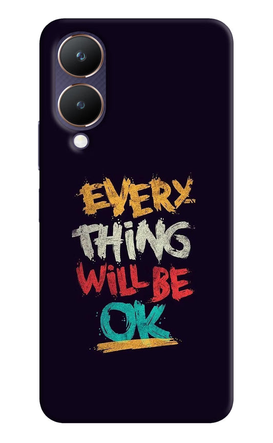 Everything Will Be Ok Vivo Y28 5G Hard Case Back Cover by Casekaro