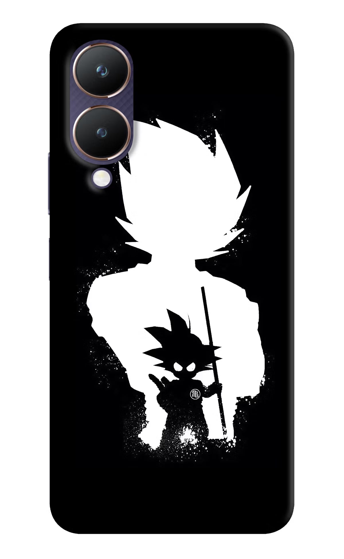 Goku Shadow Vivo Y28 5G Hard Case Back Cover by Casekaro