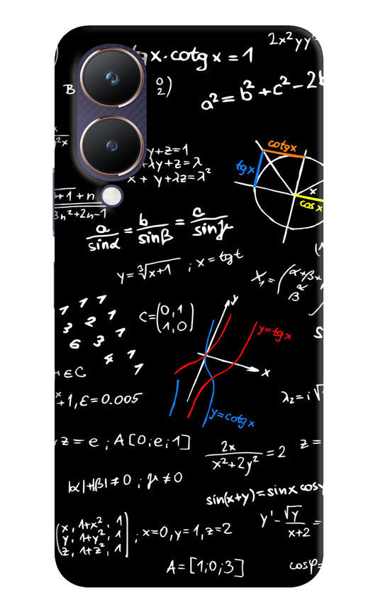 Mathematics Formula Vivo Y28 5G Hard Case Back Cover by Casekaro