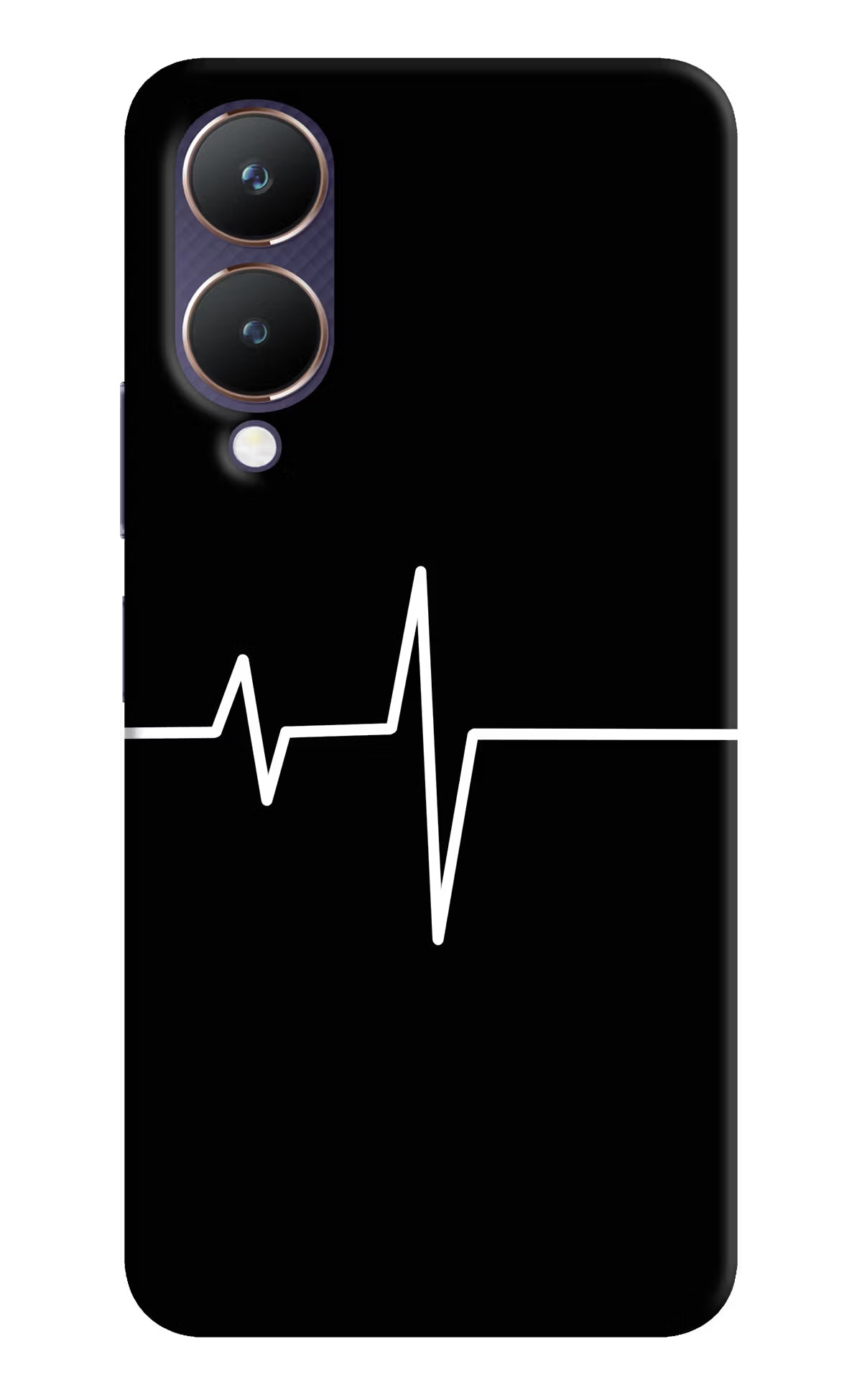 Heart Beats Vivo Y28 5G Hard Case Back Cover by Casekaro