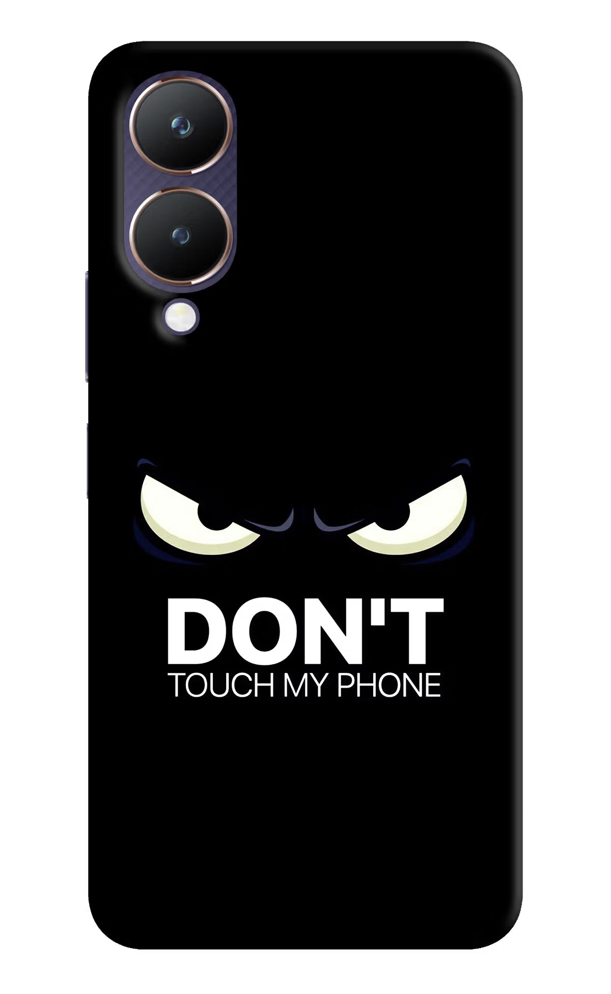 Don'T Touch My Phone Vivo Y28 5G Hard Case Back Cover by Casekaro