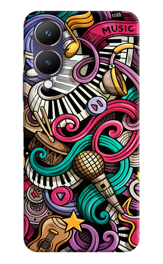 Music Abstract Vivo Y28 5G Back Cover