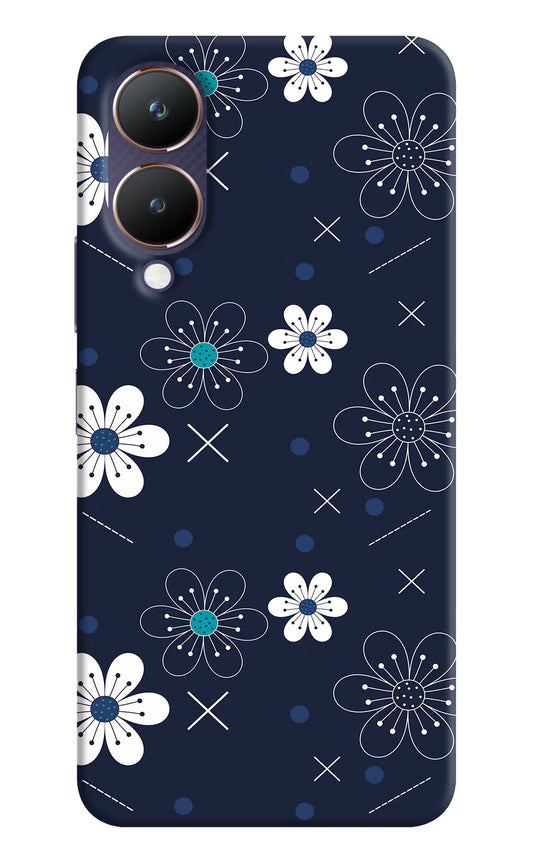 Flowers Vivo Y28 5G Hard Case Back Cover by Casekaro