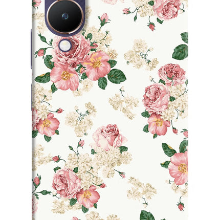 Flowers Vivo Y28 5G Hard Case Back Cover by Casekaro