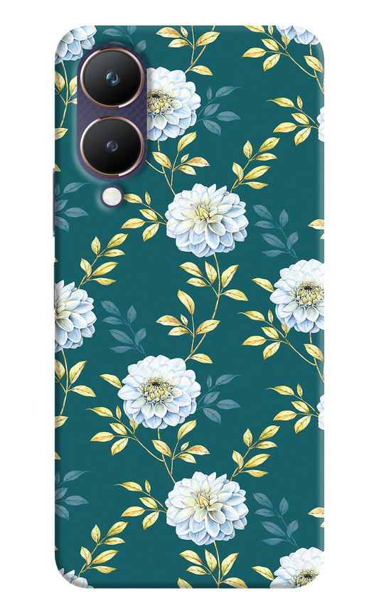 Flowers Vivo Y28 5G Hard Case Back Cover by Casekaro