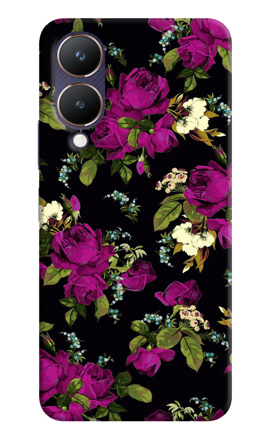 Flowers Vivo Y28 5G Back Cover