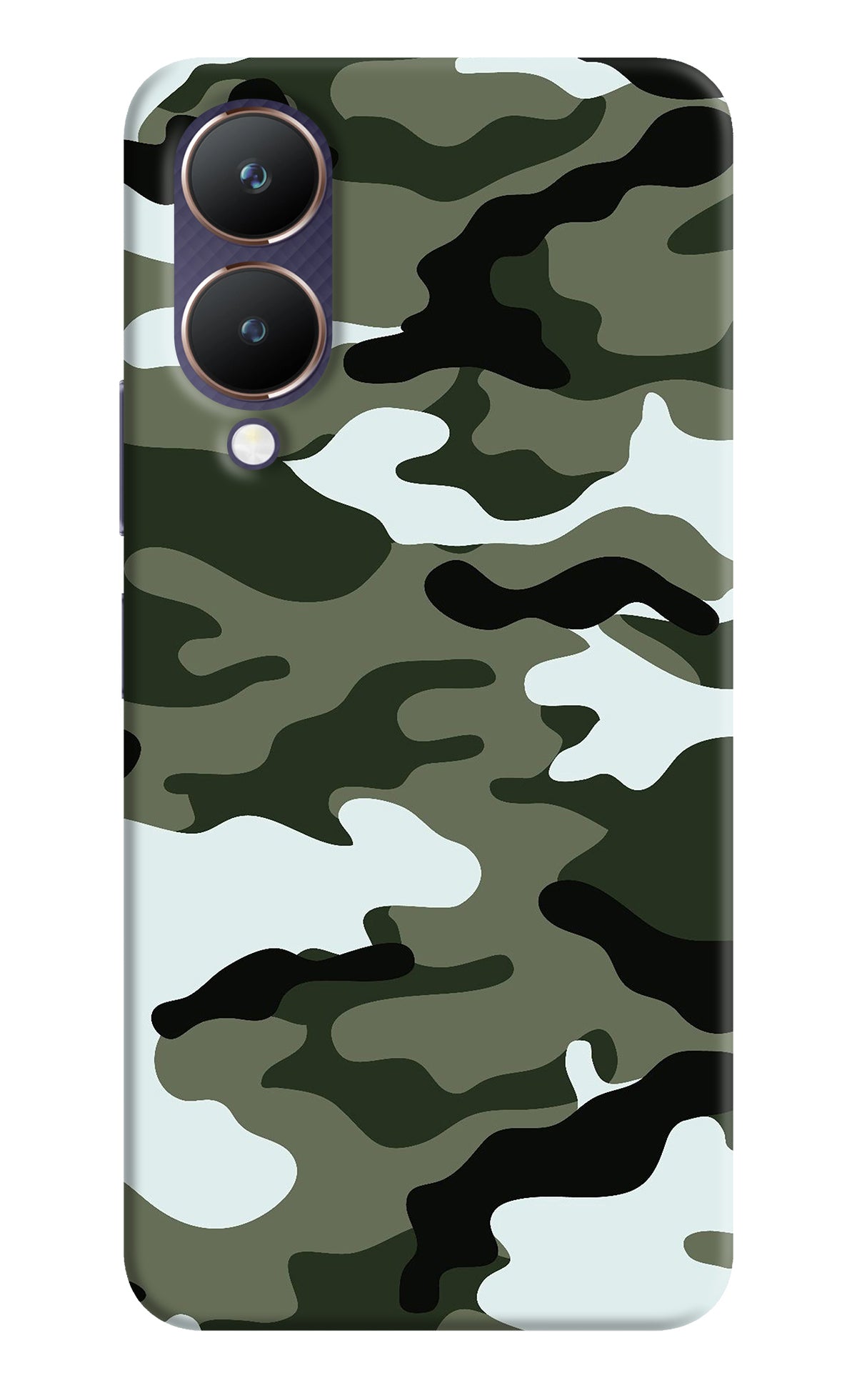 Camouflage Vivo Y28 5G Back Cover