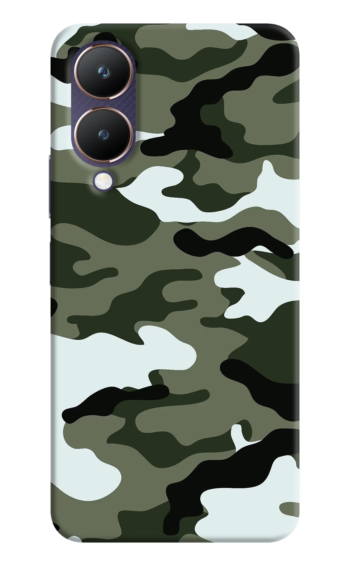 Camouflage Vivo Y28 5G Hard Case Back Cover by Casekaro