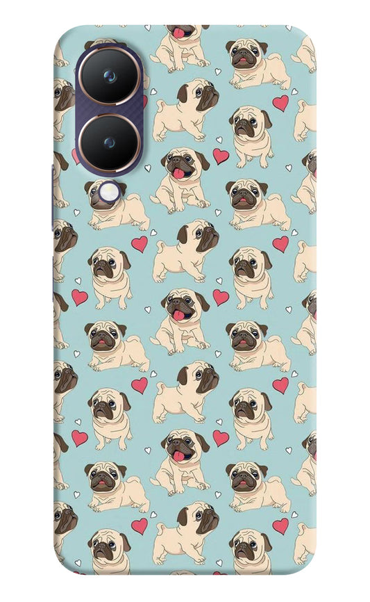 Pug Dog Vivo Y28 5G Hard Case Back Cover by Casekaro