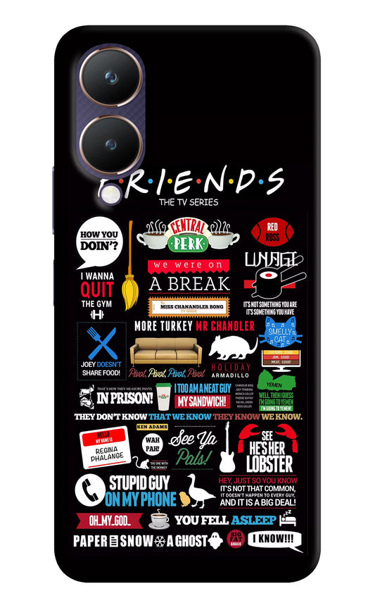 FRIENDS Vivo Y28 5G Hard Case Back Cover by Casekaro