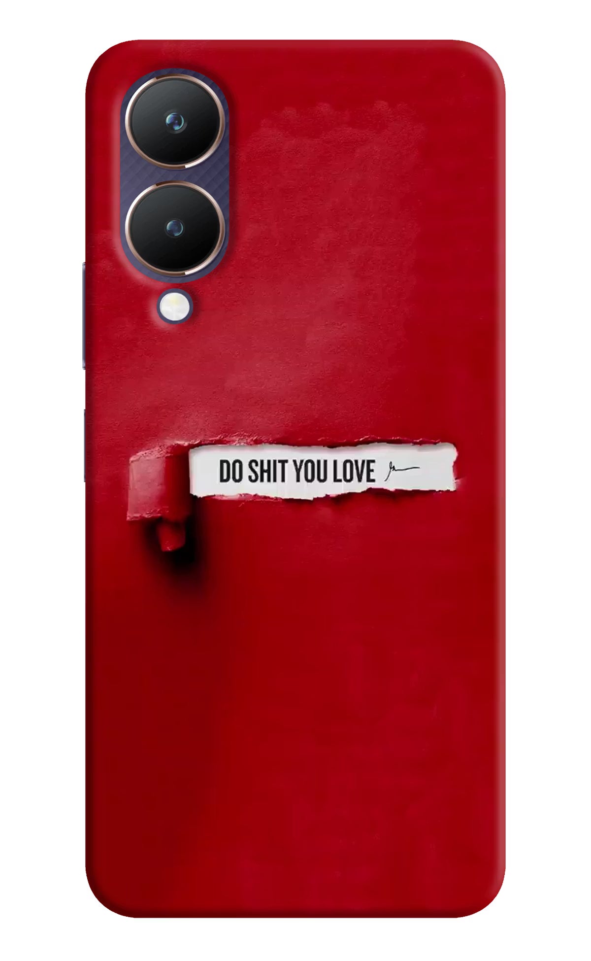 Do Shit You Love Vivo Y28 5G Hard Case Back Cover by Casekaro