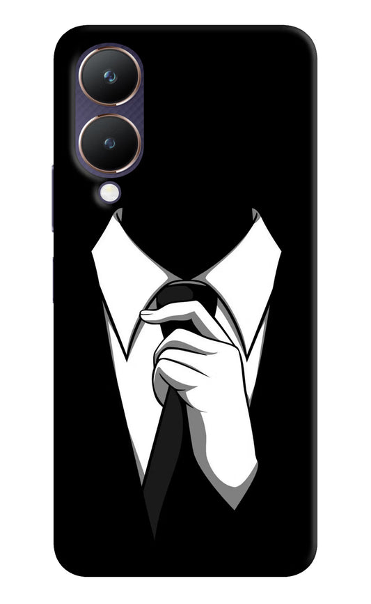 Black Tie Vivo Y28 5G Hard Case Back Cover by Casekaro
