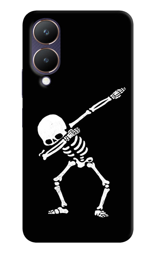 Dabbing Skeleton Art Vivo Y28 5G Hard Case Back Cover by Casekaro