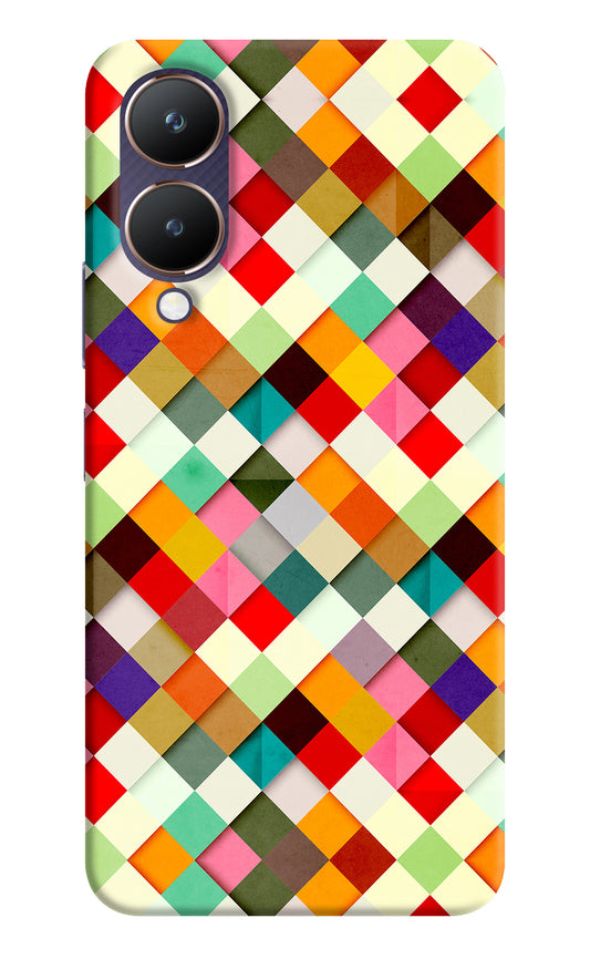 Geometric Abstract Colorful Vivo Y28 5G Back Cover