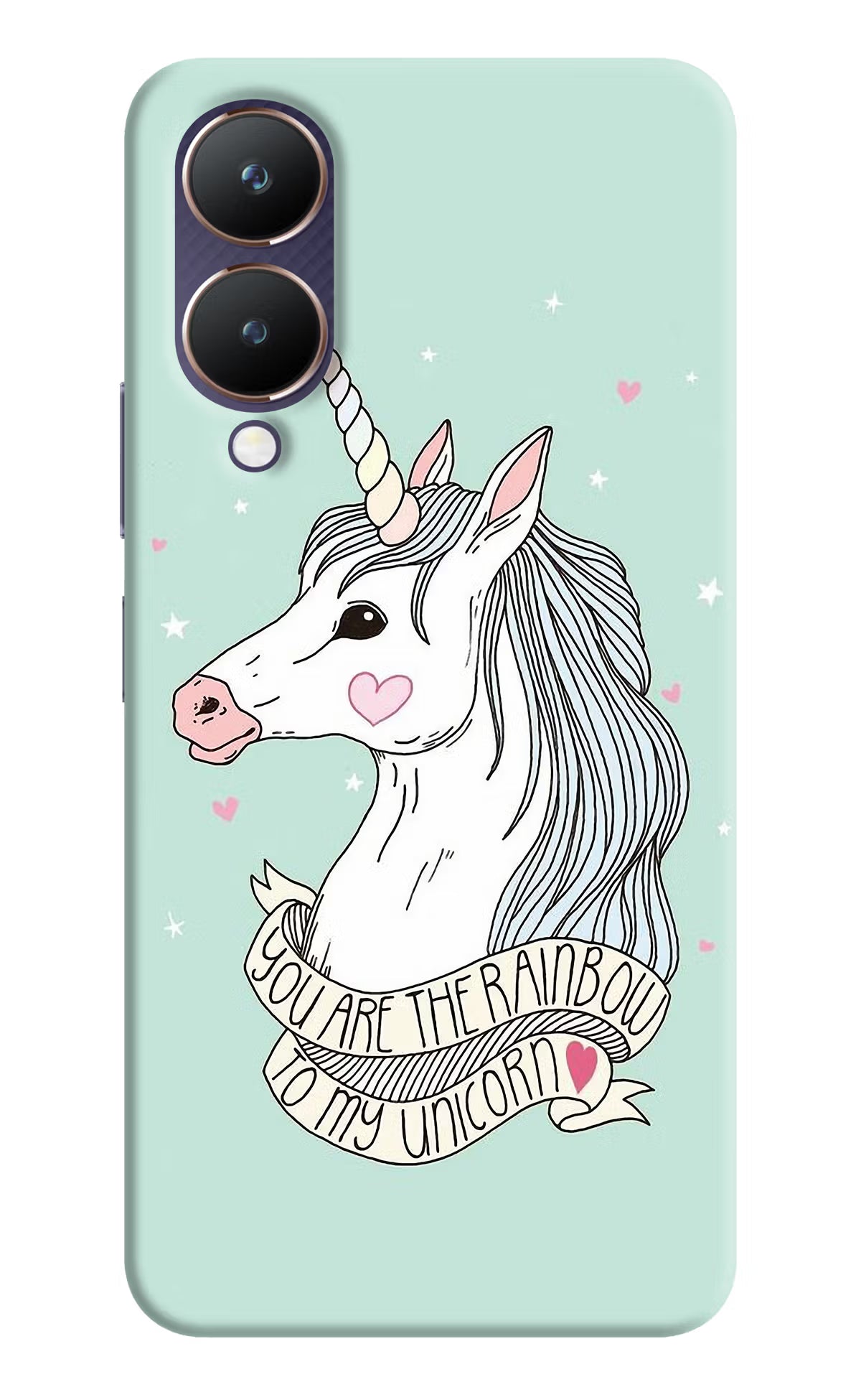 Unicorn Wallpaper Vivo Y28 5G Hard Case Back Cover by Casekaro