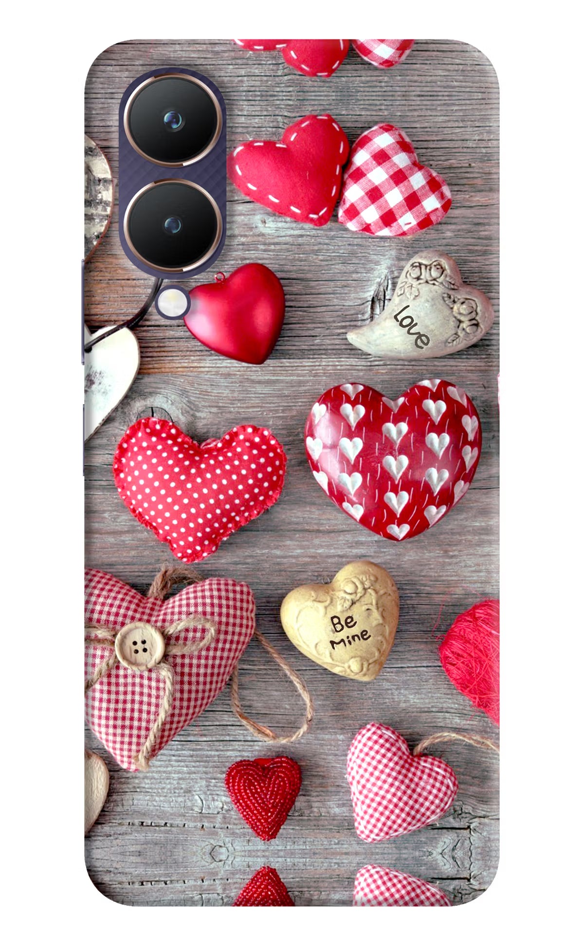 Love Wallpaper Vivo Y28 5G Hard Case Back Cover by Casekaro