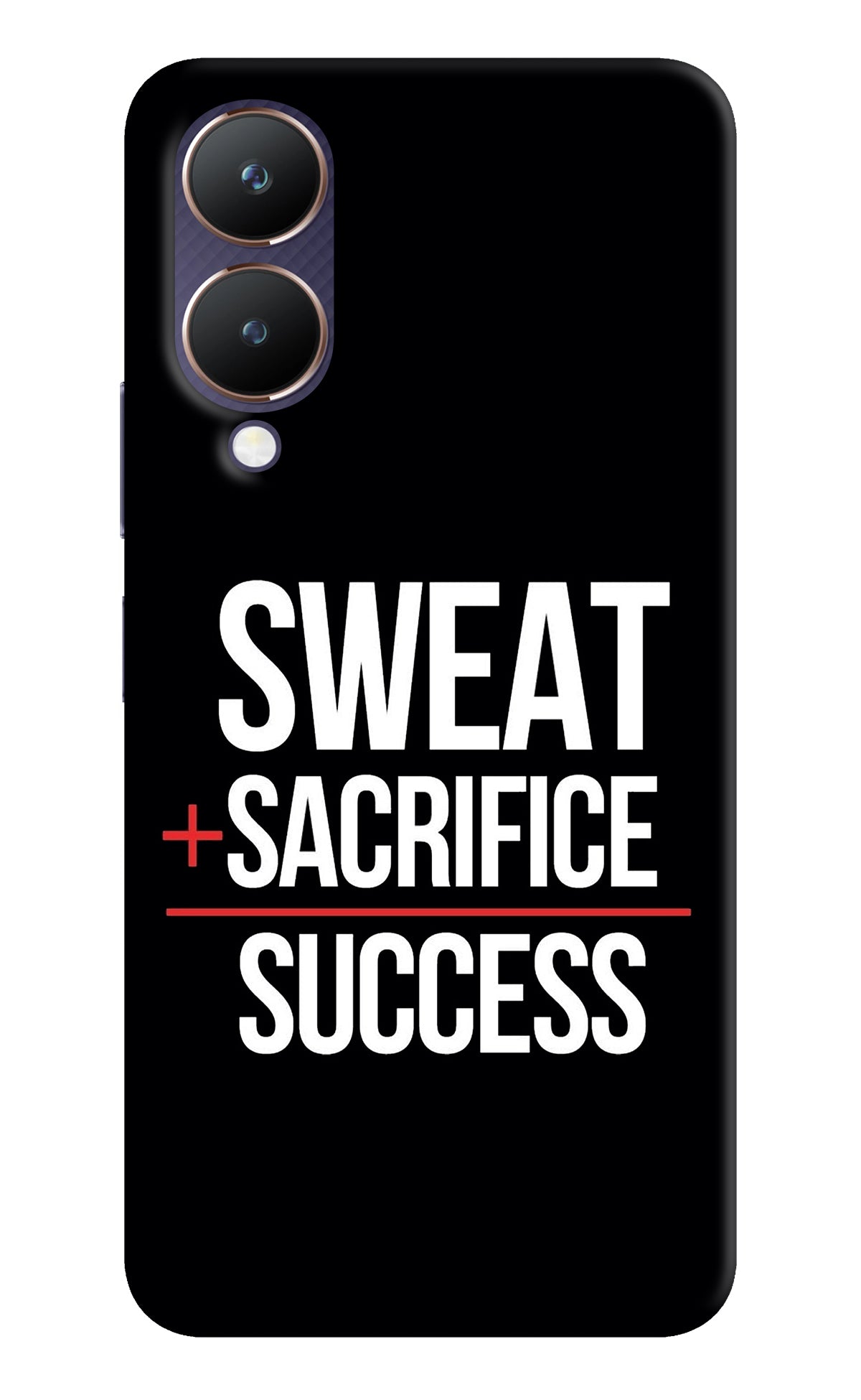 Sweat Sacrifice Success Vivo Y28 5G Back Cover