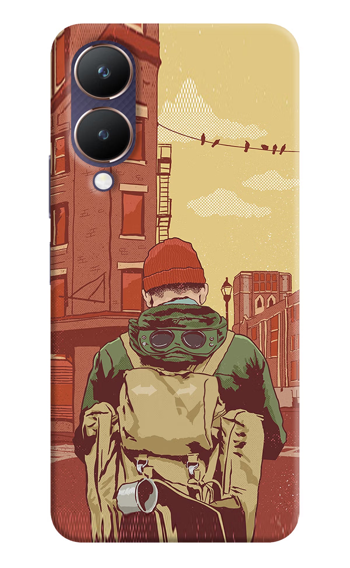 Adventurous Vivo Y28 5G Hard Case Back Cover by Casekaro