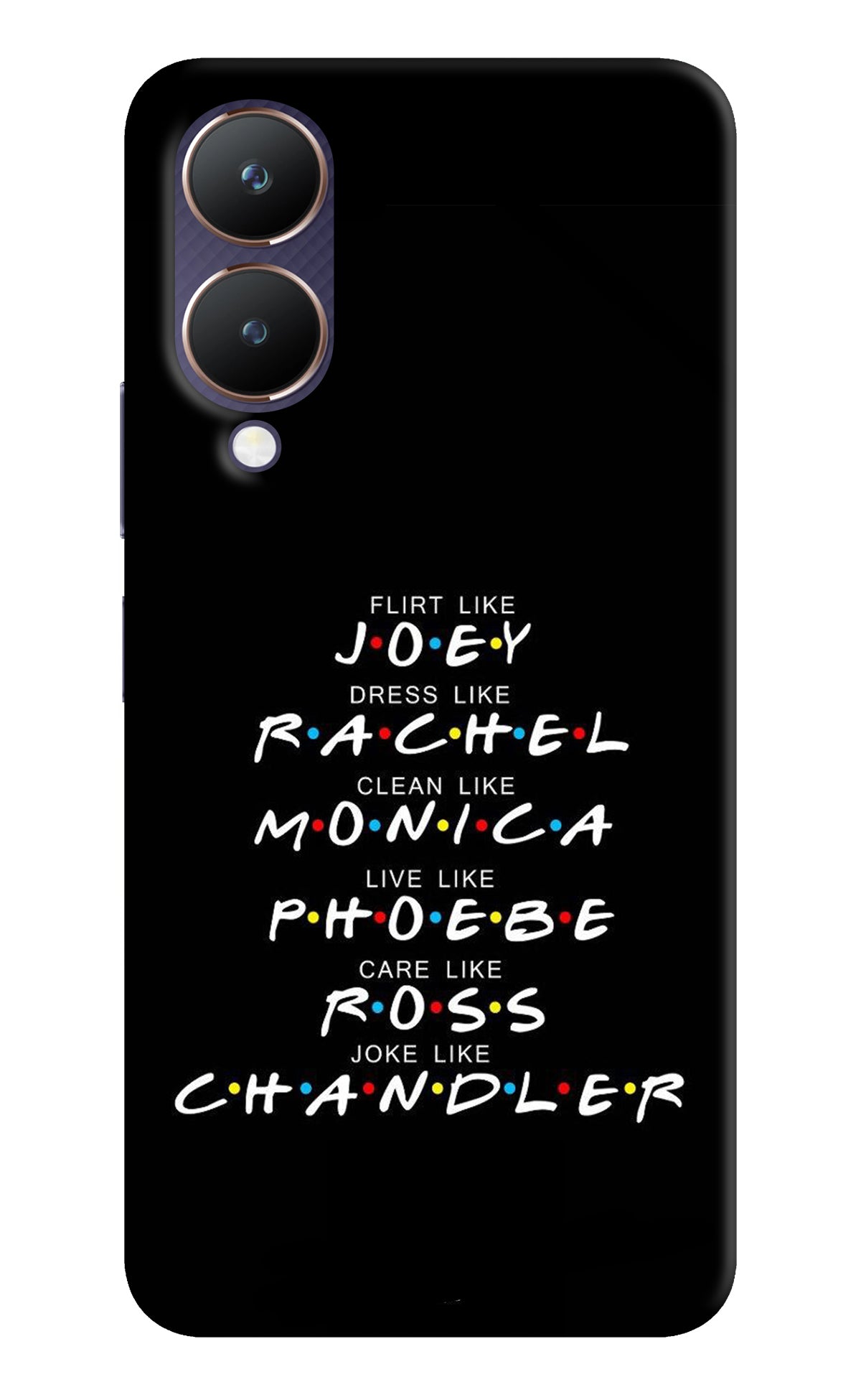 FRIENDS Character Vivo Y28 5G Back Cover