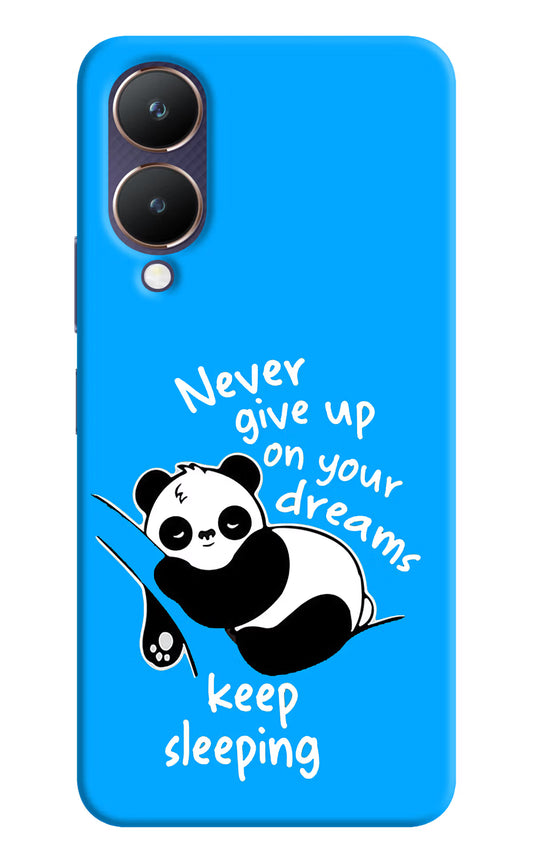 Keep Sleeping Vivo Y28 5G Hard Case Back Cover by Casekaro