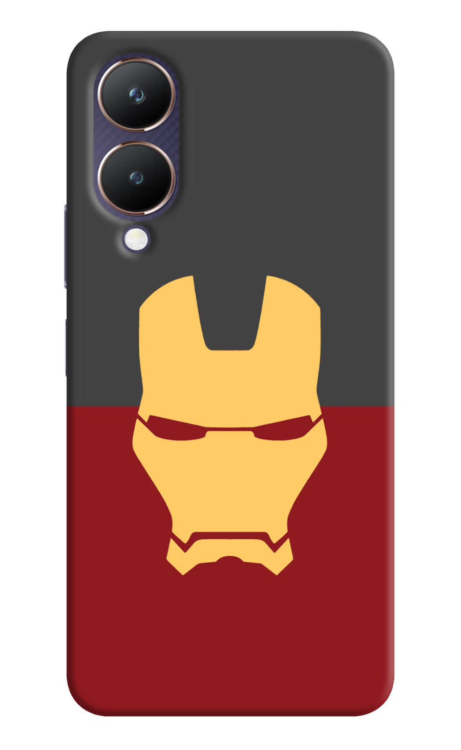 Ironman Vivo Y28 5G Back Cover, Hard case