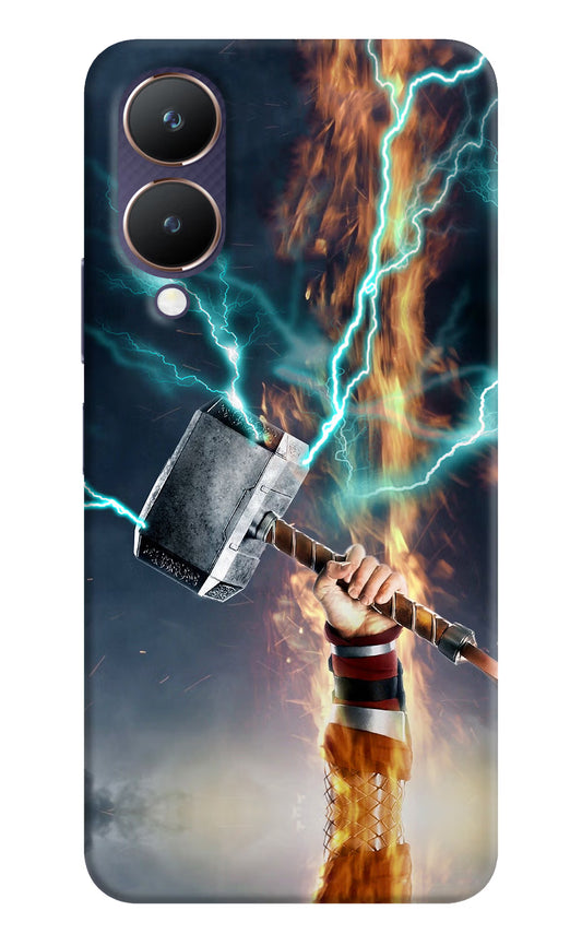Thor Hammer Mjolnir Vivo Y28 5G Hard Case Back Cover by Casekaro