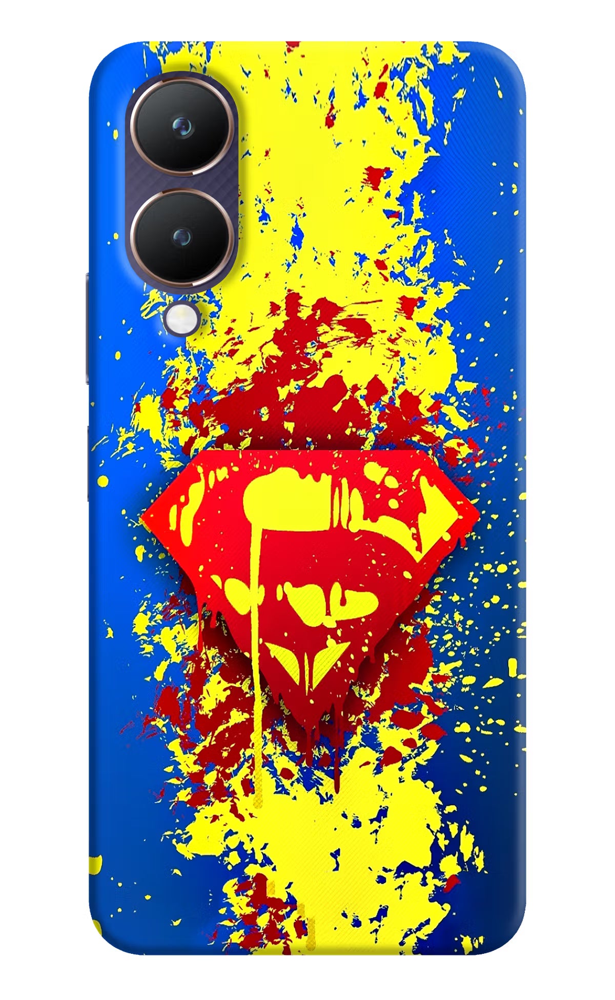 Superman logo Vivo Y28 5G Hard Case Back Cover by Casekaro