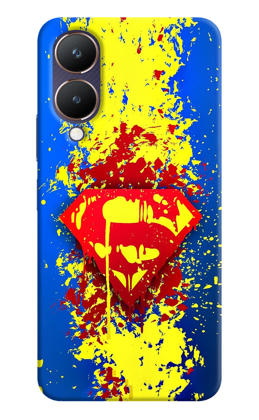 Superman logo Vivo Y28 5G Hard Case Back Cover by Casekaro