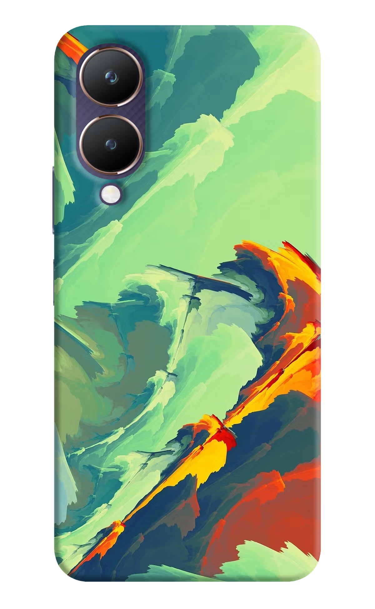 Paint Art Vivo Y28 5G Hard Case Back Cover by Casekaro