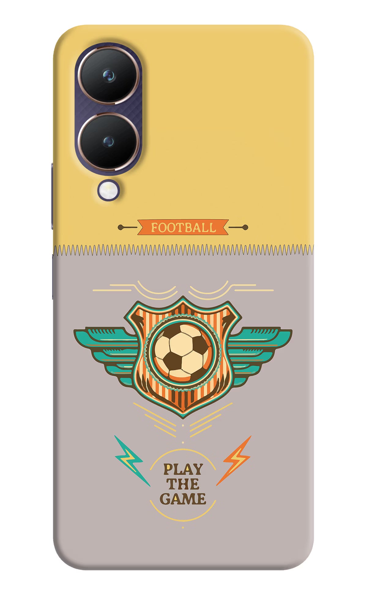 Football Vivo Y28 5G Hard Case Back Cover by Casekaro