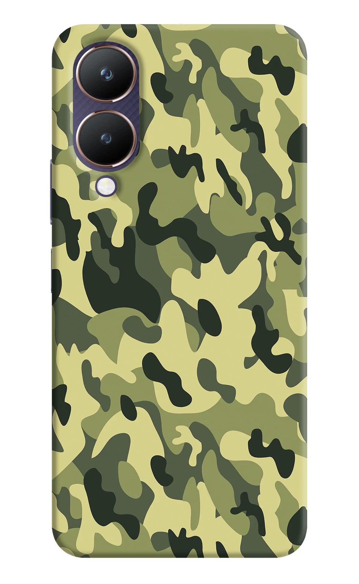 Camouflage Vivo Y28 5G Hard Case Back Cover by Casekaro
