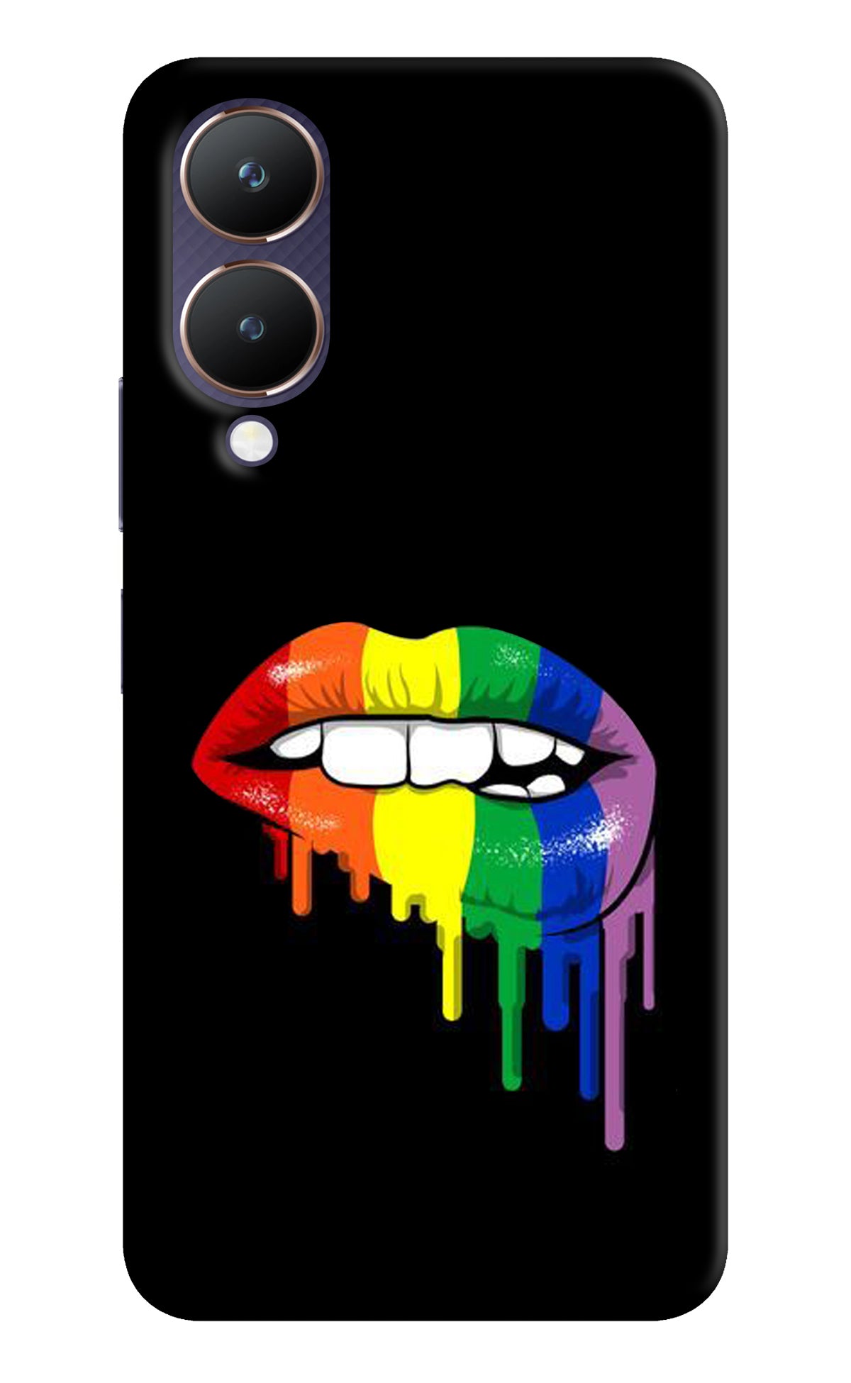 Lips Biting Vivo Y28 5G Back Cover