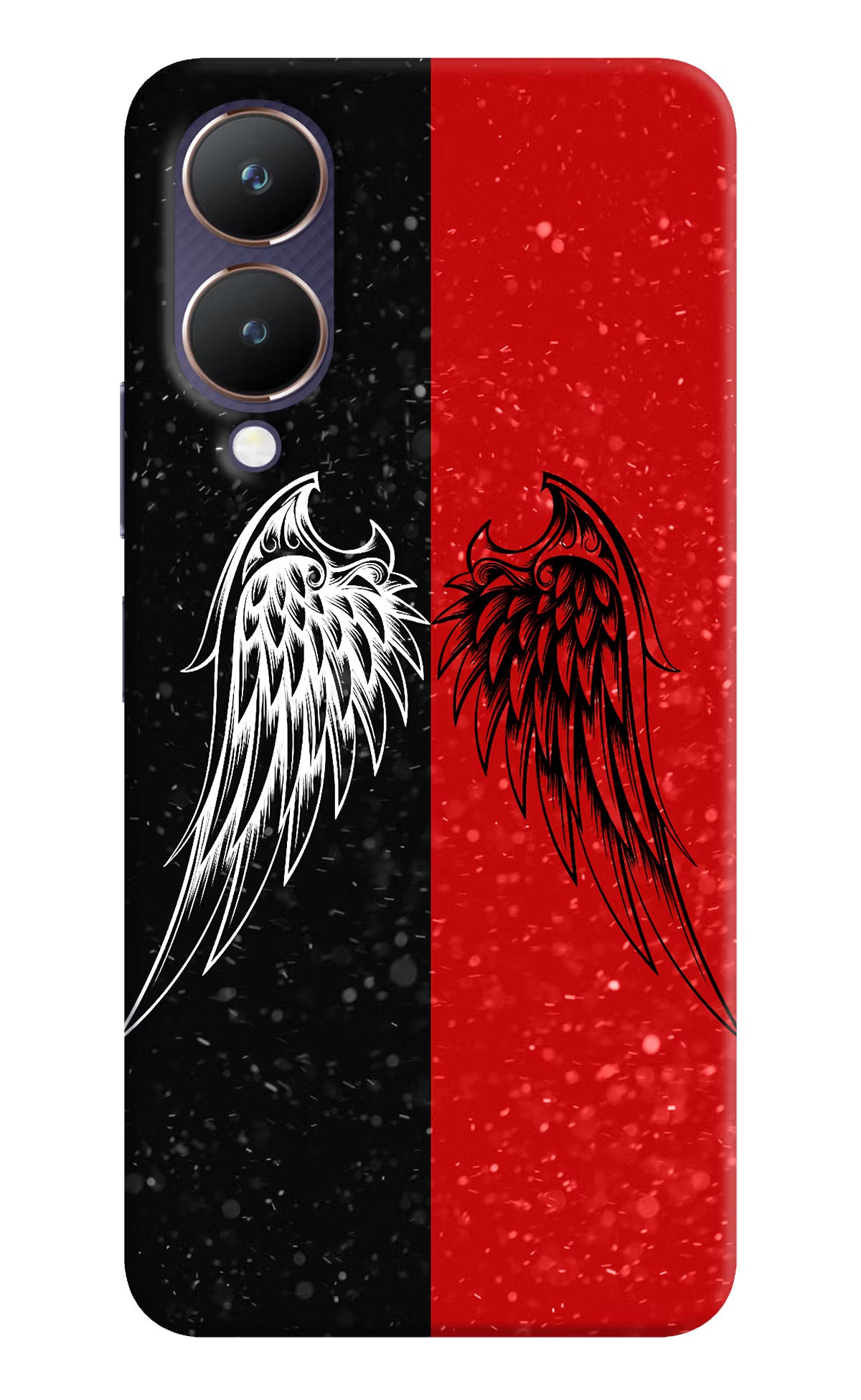 Wings Vivo Y28 5G Hard Case Back Cover by Casekaro