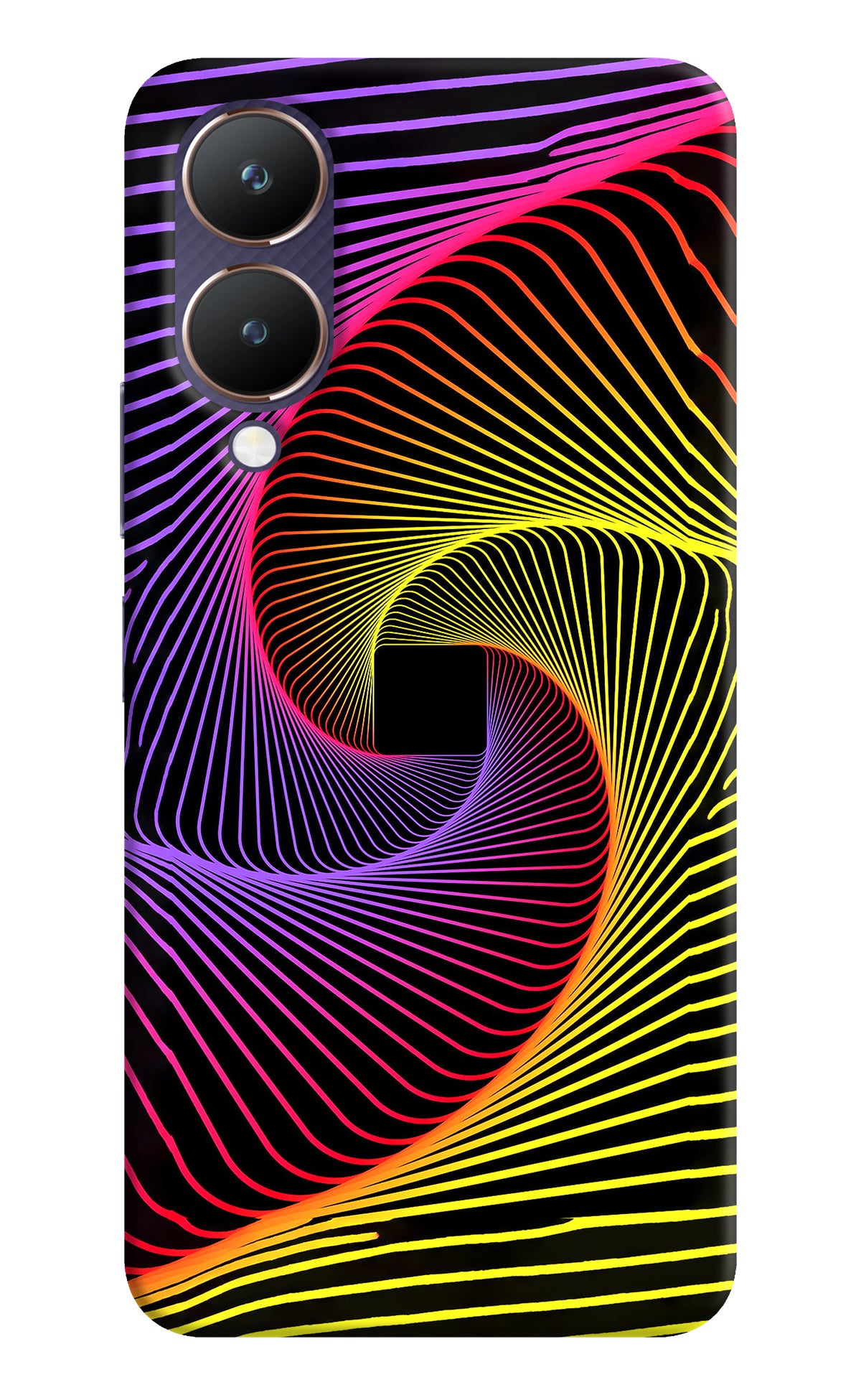 Colorful Strings Vivo Y28 5G Back Cover