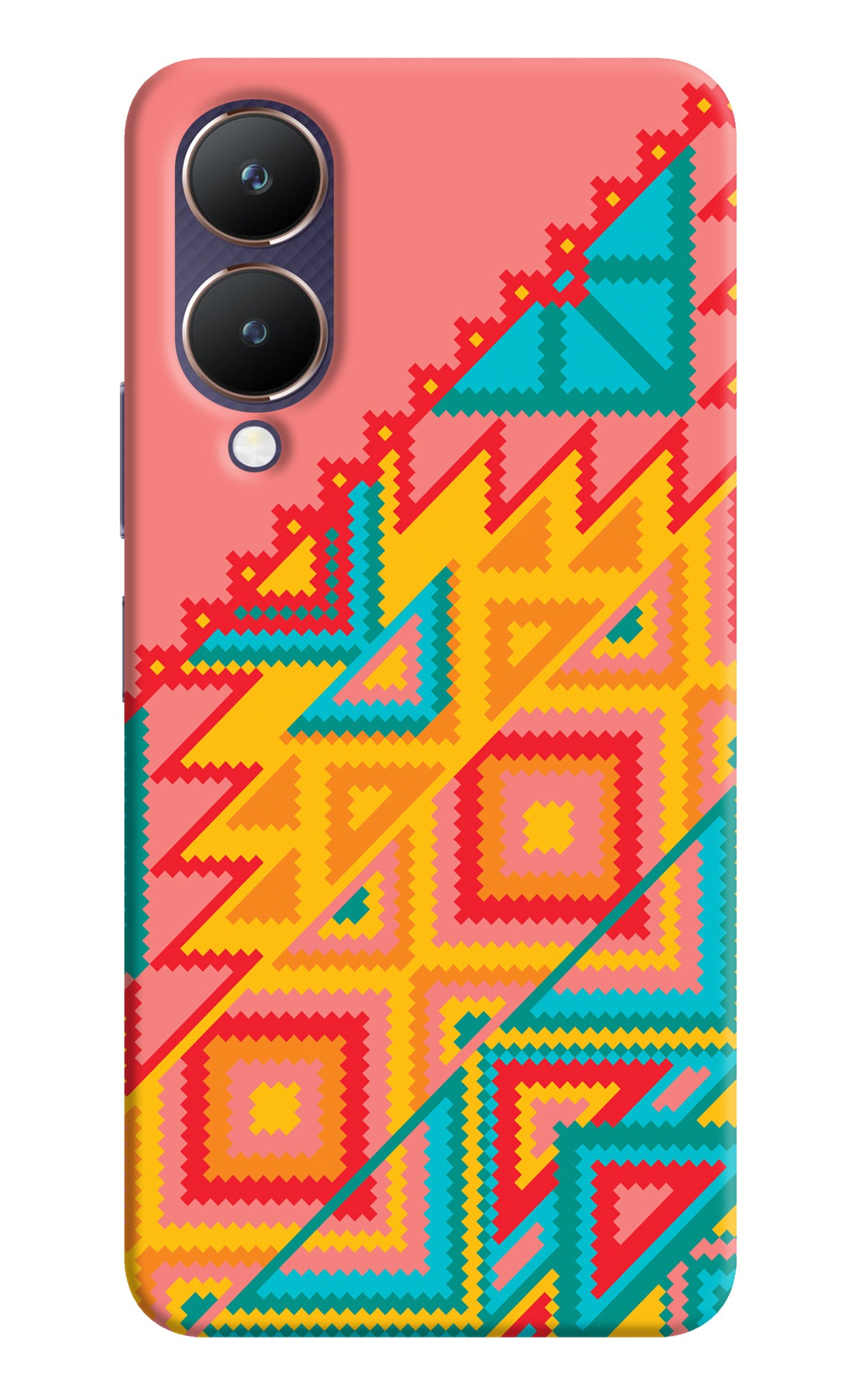 Aztec Tribal Vivo Y28 5G Back Cover