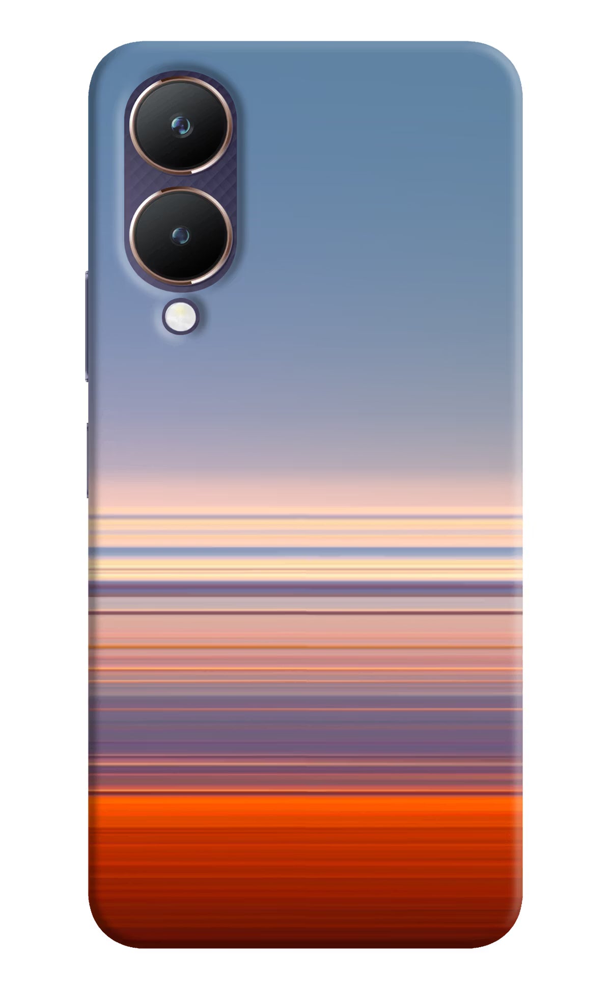 Morning Colors Vivo Y28 5G Hard Case Back Cover by Casekaro