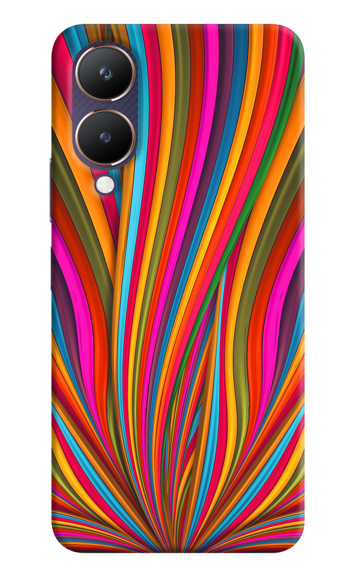 Trippy Wavy Vivo Y28 5G Back Cover