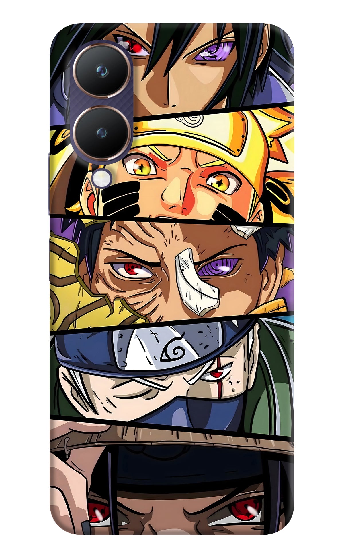 Naruto Character Vivo Y28 5G Back Cover