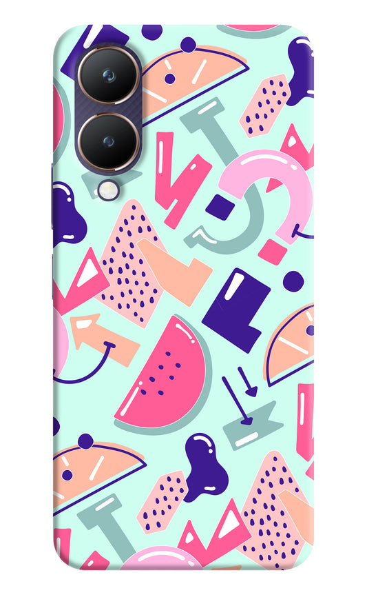 Doodle Pattern Vivo Y28 5G Back Cover